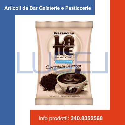 KG 1 CIOCCOLATA AL LATTE PERUGINA PER DISTRIBUTORI CASA CONFEZIONE BUSTA